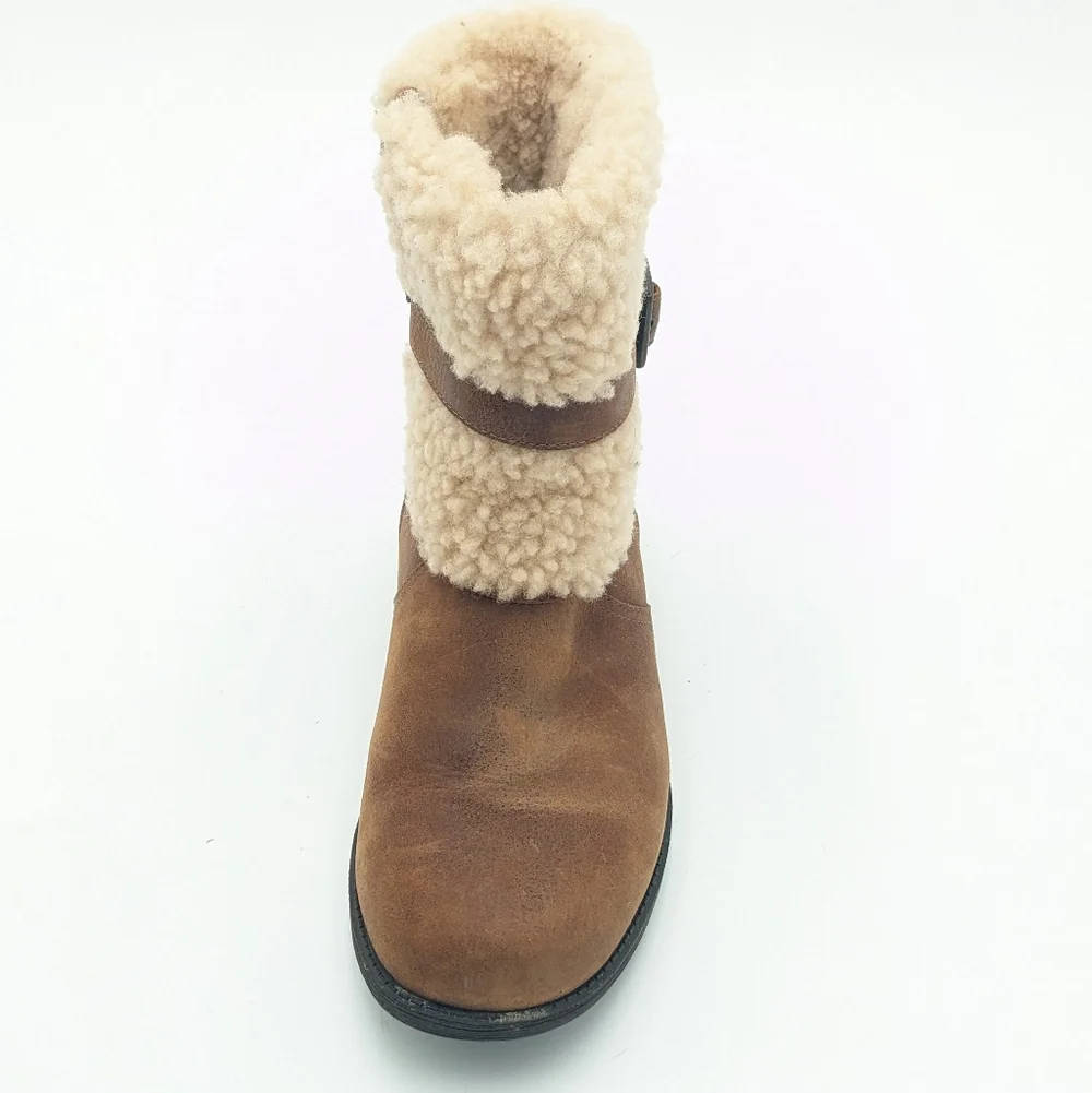 UGG Blayre II Leather And Shearling Boots